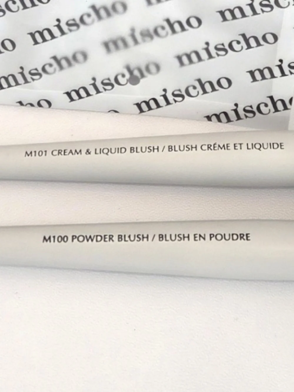 Mischo Beauty Makeup 2 Piece Blush Brush Set